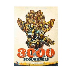 Unexpected Games Board Game 3000 Scoundrels w/Double or Nothing Expansion! NM