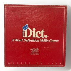 Dict. Board Game A Word Definitions Skills Game Master Edition 10 Years +
