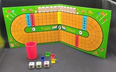 Vintage 1982 Triple Crown Horse Racing Dice Game No. 8346 Lakeside Complete New