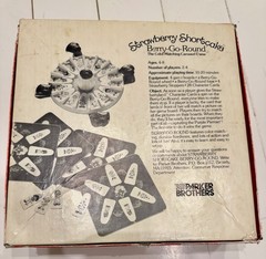 Vintage 1981 Strawberry Shortcake Berry Go Round Game Parker Brothers Incomplete