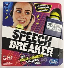 Hasbro Speech Breaker Party Family Game 14+ Years New-read Disc.