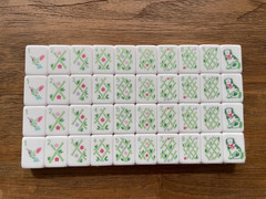 NEW American Mahjong Tiles Set – 160 Tiles, 4-layer engraved acrylic ( Purple)