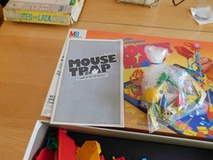 RARE Vintage 1986 Milton Bradley Mouse Trap (100% Complete W/Manual) Board Game