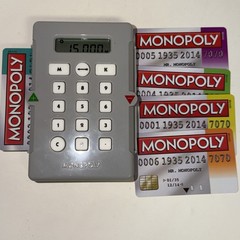 Monopoly Replacement Piece: 2008 Electronic Banking Unit w/ 5 Bank Cards Tested