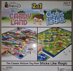 Chutes & Ladders Game + Candy Land 2-in-1 Board Games Preschool Games for Kids+3