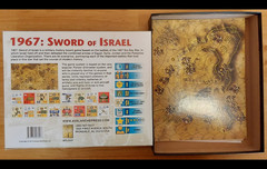 Avalanche Press 1967: Sword of Israel Six-Day War Board Game Map Dice 2+ 12+