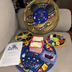 Vintage 1997 The Wonderful World of Disney Trivia Game Complete Board Game
