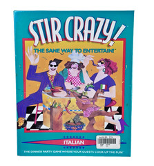 Stir Crazy Italian Dinner Party Game New Sealed Vintage 1996