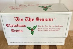 Vtg Christmas Holiday Trivia Family Game Retro Tis The Season Cards USA