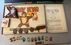 1982 Milton Bradley Donkey Kong Board Game Nintendo Complete Minus 1 Sticker