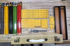 Vintage Cardinal Mahjong Set 144 Bakelite Tiles 4 Trays Rare Outstanding set!