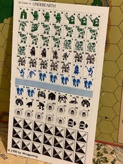 Lords of UNDEREARTH Unpunched Fantasy Dwarves Orcs MicroGame BOX RPG Metagaming
