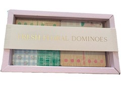 Fresh Floral Dominoes – Set of 28 Cottagecore – Pastel – NIB