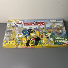 Monopoly The Simpsons Board Game 2001 Preowned Complete