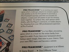 2001 PRO FRANCHISE FOOTBALL Board Game Family Vintage USA NFL Licensed Complete