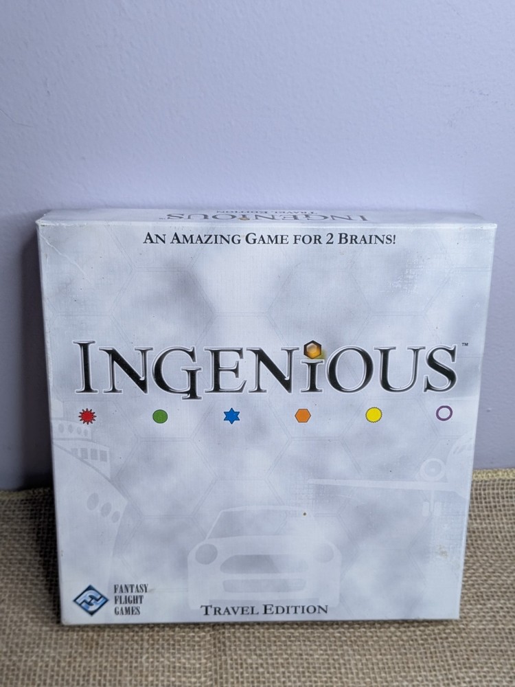 Ingenious Travel Edition COMPLETE Fantasy Flight 2007 Strategy Reiner Knizia VGC