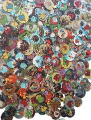 100 Angry Birds Tazos Caps Pogs Lot Mixed Holographic Collection