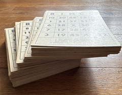 80+ Vintage Black Bingo Cards 4.25″ x 5.5″ – Crafts Scrapbooking