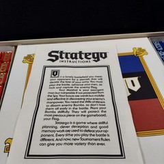 Vintage Milton Bradley Stratego Board Game Ages 10 To Adult Battlefield Strategy