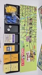The Simpsons Monopoly Game Welcome To Springfield 2001 Complete Vtg Family Game