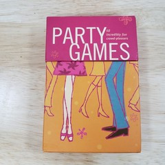 Party Games 50 Incredibly Fun Crowd-Pleasers Card Deck Compass Labs 2002 Adults