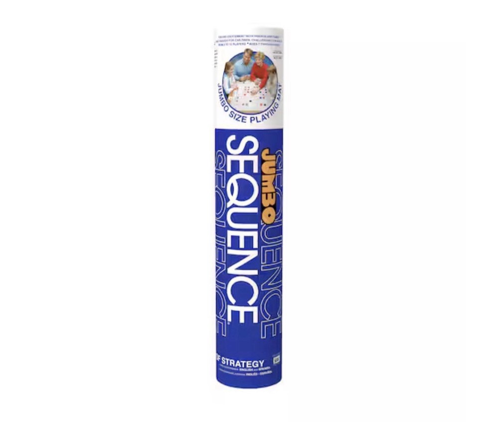 Sequence Giant in a Tube Game Ages 7+ 2-12 players Family Reunion Game Night