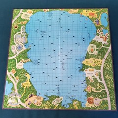 Fishin’ Time Fishing Challenge Board Game 1986 VINTAGE Distinctive Games USA **