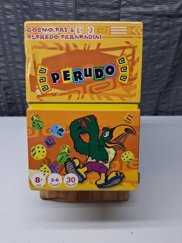 Perudo Dice Game Asmodee Cosmo Fry Alfredo Fernandini Liars Dice New Sealed