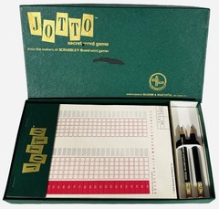 VTG 1972 Jotto Secret Word Game Selchow & Righter Green Box ~ Complete