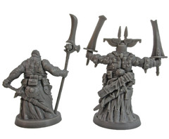 MASSIVE DARKNESS 2: Hellscape 6x UNDEAD & LEADER Minis & Cards NEW!!