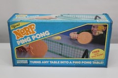 Ping Pong Table Tennis Set Complete Toy Game VTG 1987 Old Classic Kids GUC