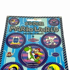 Vintage 1993 Nintendo NOS Super Mario World Slamcaps Pogs By Slamco NEW Sealed