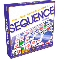 SEQUENCE- Original SEQUENCE Game with Folding Board, Cards and Chips by ( Packa