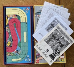 Um Reifenbreite (By the Width of a Tire) German Jumbo Interna Boardgame, 1992