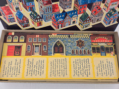 1950s Peter Piper’s Playtown Buildable Cardboard Town,COMPLETE VINTAGE,EXCELLENT