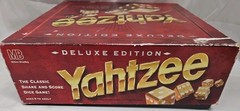 Yahtzee Deluxe Edition Gold Dice Vintage 1997 Game Shake, New Pencils Complete