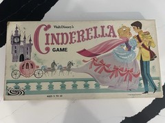 ~ Vintage Parker Bros Board Game Walt Disney’s Cinderella Game 1965 Complete ~