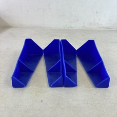 Vintage 80s 90s Air Hockey Kit Blue Goals Red Handles