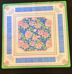 HOBBY LOBBY FLORAL MAHJONG MAT (NEW)
