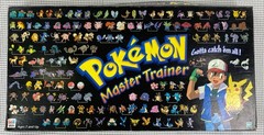 Pokemon Master Trainer Game Board 1999 Edition Hasbro