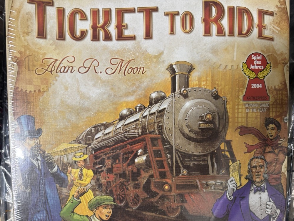 Days of Wonder Ticket To Ride 2004 Alan R Moon German Board Game NEW SEALED BOX
