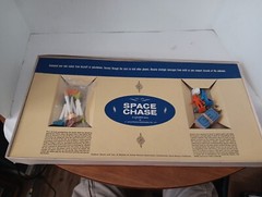 Space Chase, Board Game, 1967 Rand McNally, Rare HTF, Apollo Space Race Cold War