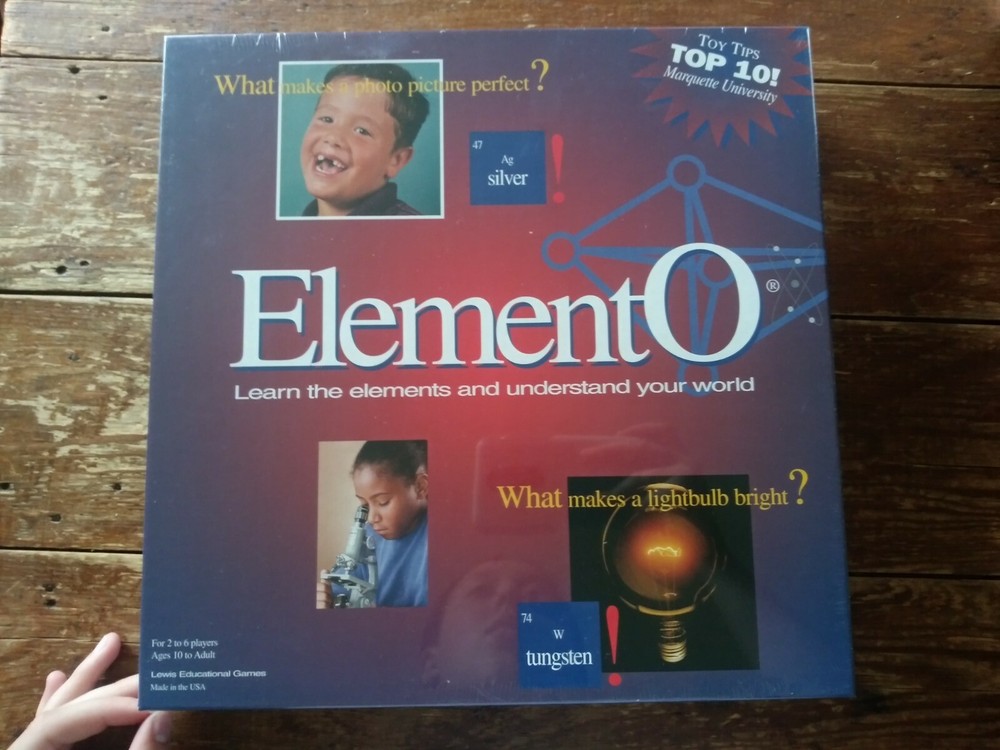 NEW ElementO Educational Board Game Lewis Educational Science Periodic Elements