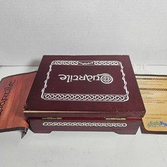 Simply Fun Quartile Game Family Tile Dominoes Math, 2-6 Players, Wooden Ages 5+