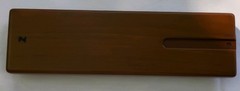 Handmade Wooden Cribbage Board. Brazilian Walnut. Brass And Aluminum Pegs. USA