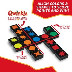 Qwirkle Strategy Game Multicolor Tabletop Family Game For All Ages