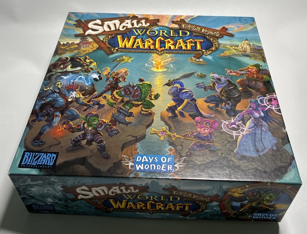 Small World of Warcraft Board Game Days of Wonder Blizzard 2-5 Players Complete