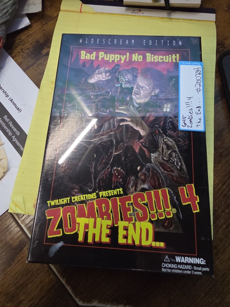 Zombies!!! 4 the End Board Game 1st Edition Twiloght Creations New Sealed