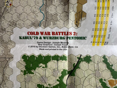 Wurzburg Pentomic and Kabul games in Strategy Tactics #263 UNPUNCHED complete