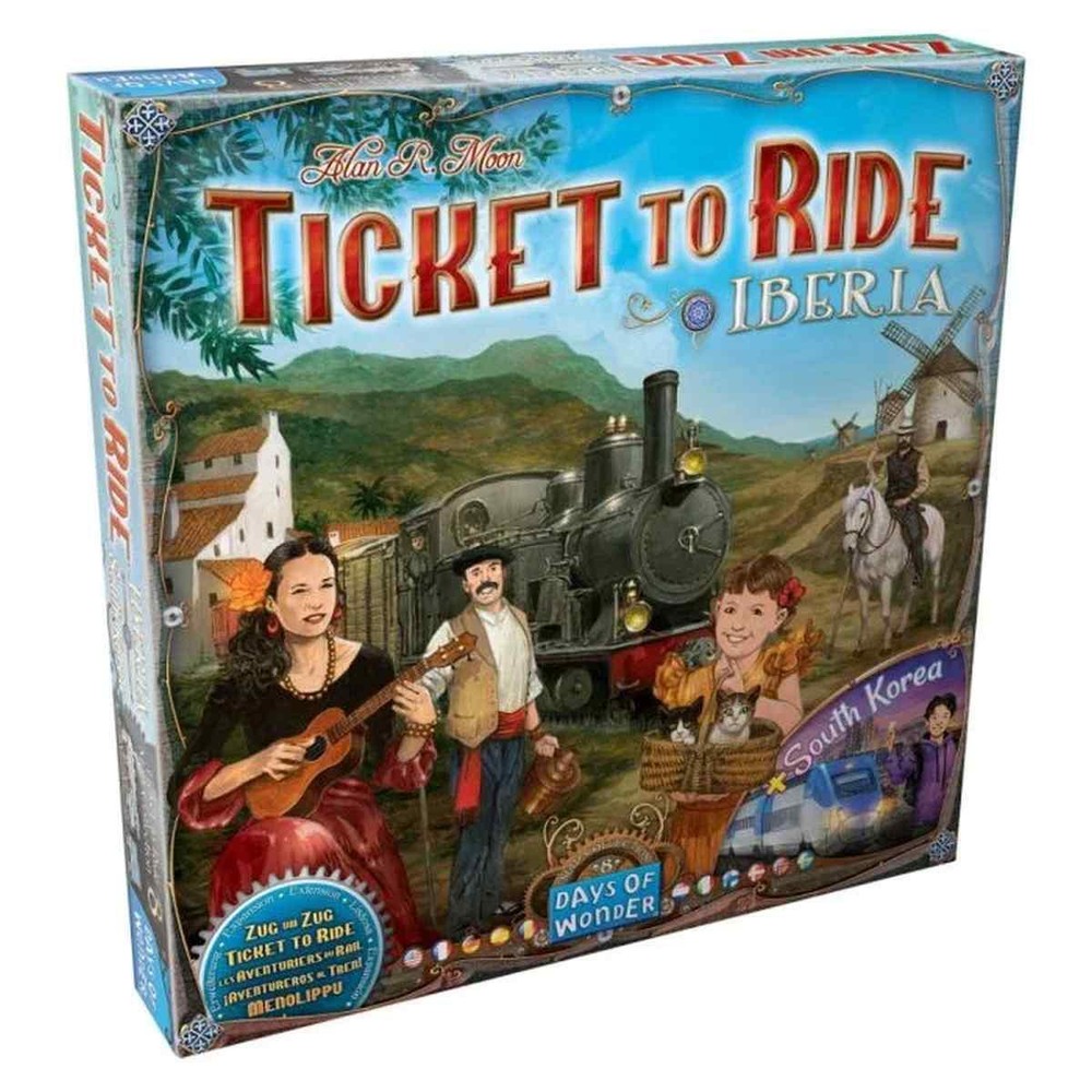 Ticket to Ride: Iberia + South Korea Gioco da Tavolo Multilingua Asmodee